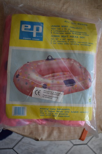 Kinderschlauchboot rosa
