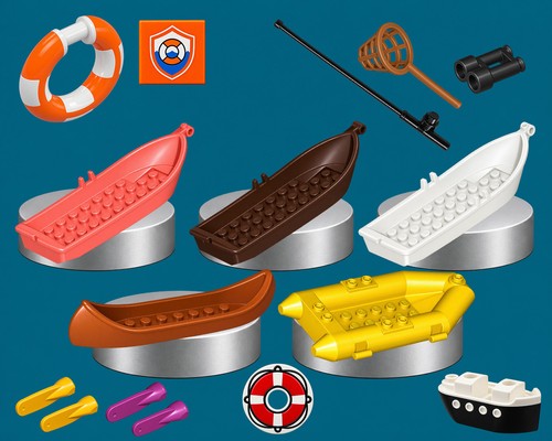 Lego boote ruderboot kanu - boote,